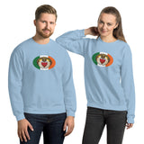 Irish Claddagh Oval Magnet, Unisex Sweatshirt