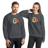 Irish Claddagh Oval Magnet, Unisex Sweatshirt