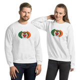 Irish Claddagh Oval Magnet, Unisex Sweatshirt