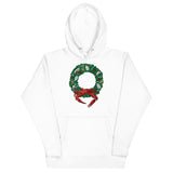 Holiday Crab Wreath, Unisex Hoodie
