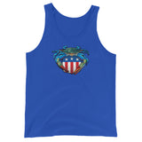 Blue Crab USA Crest, Unisex Tank Top