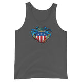 Blue Crab USA Crest, Unisex Tank Top