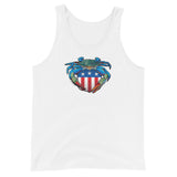 Blue Crab USA Crest, Unisex Tank Top