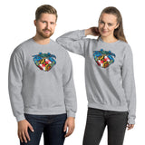 Blue Crab Maryland Crest, Unisex Sweatshirt