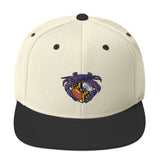 Raven Crab Football Maryland Crest, Embroidered Snapback Hat