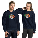 Irish Claddagh Oval Magnet, Unisex Sweatshirt
