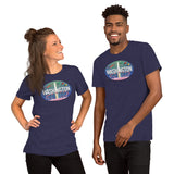 Washington DC skyline Oval, Short-Sleeve Unisex T-Shirt