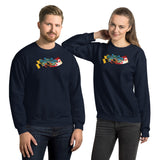 Blue Crab Maryland Banner, Unisex Sweatshirt