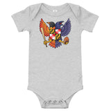 Birdland Baltimore Raven & Oriole Maryland Crest - Baby One Piece