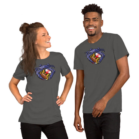 Ravens Sports Crab of Baltimore - Short-Sleeve Unisex T-Shirt