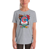 Chicago Sports Fan Crest - Youth Short Sleeve T-Shirt