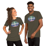 Washington DC skyline Oval, Short-Sleeve Unisex T-Shirt