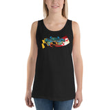 Blue Crab Maryland Banner, Unisex Tank Top