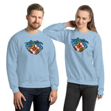 Blue Crab Maryland Crest, Unisex Sweatshirt