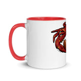 Washington Red Crab Football - Mug with Color Inside