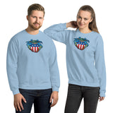 Blue Crab USA Crest, Unisex Sweatshirt