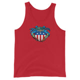 Blue Crab USA Crest, Unisex Tank Top