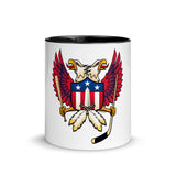 Washington DC - Double Eagle Sports Fan Crest - Mug with Color Inside