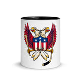 Washington DC - Double Eagle Sports Fan Crest - Mug with Color Inside