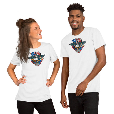 Fly, Philly, Fly! Sports Fan Crest - Short-Sleeve Unisex T-Shirt