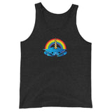 Unicorn Crab w/ Rainbow, Unisex Tank Top