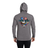 Fly, Philly, Fly! Sports Fan Crest - Unisex zip hoodie