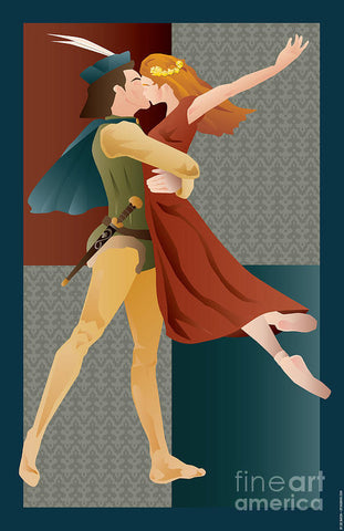 Romeo and Juliet Ballet - Theater Art Print
