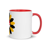 Maryland Power Flower, Mug with Color Inside, 11 oz.