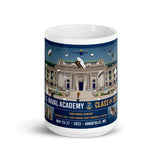 USNA Class of 2022, 15 oz - White glossy mug