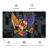 Birdland Baltimore Maryland Crest, Large Flag, 56 x 34.5" with 2 grommets