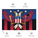 Washington Double Eagle Sports Crest, Large Flag, 56 x 34.5" with 2 grommets