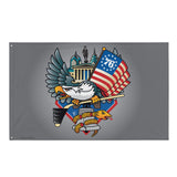 Philadelphia Fan Crest, Large Flag, 56 x 34.5" with 2 grommets