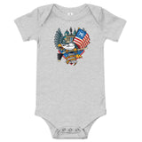 Philadelphia Fan Crest, Baby short sleeve one piece