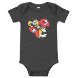 Steamboat Willie & Friends, Love with Hearts, Baby short sleeve one piece