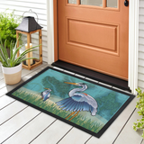 Coastal Blue Heron of the Chesapeake Doormat