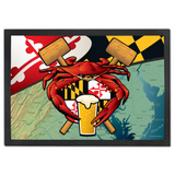 Maryland Crab Feast Crest, Doormat