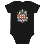 Boston Sports Fan Crest - Organic cotton baby bodysuit