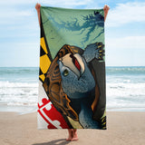 Maryland Terrapin Towel by Joe Barsin, 30x60"