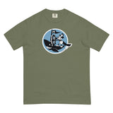 Steamboat Willie Sailing a Whale, Unisex garment-dyed heavyweight t-shirt