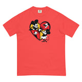 Steamboat Willie & Friends, Love with Hearts, Unisex garment-dyed heavyweight t-shirt