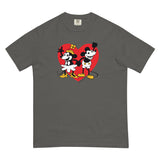 Steamboat Willie in Love with Heart, Unisex garment-dyed heavyweight t-shirt