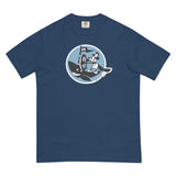 Steamboat Willie Sailing a Whale, Unisex garment-dyed heavyweight t-shirt