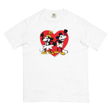 Steamboat Willie in Love with Heart, Unisex garment-dyed heavyweight t-shirt