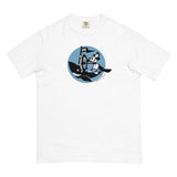 Steamboat Willie Sailing a Whale, Unisex garment-dyed heavyweight t-shirt