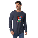 Chicago Sports Fan Crest - Unisex Long Sleeve Tee