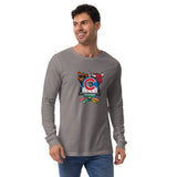 Chicago Sports Fan Crest - Unisex Long Sleeve Tee