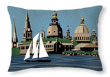 Annapolis Steeples and Cupolas Serenity - Throw Pillow rectangle