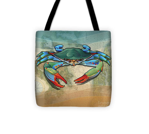 Coastal Blue Crab - Tote Bag