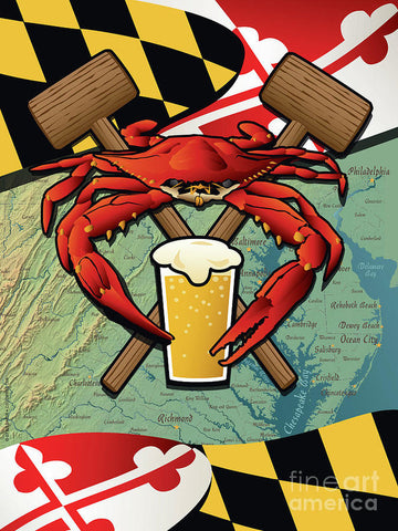 Maryland Crab Feast Crest