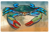 Coastal Blue Crab Doormat, 26x18"